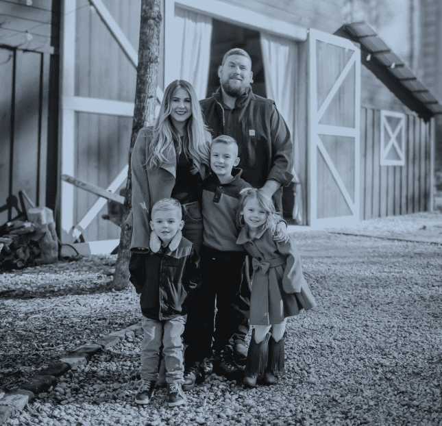 Robert and his family in Kennesaw, Georgia